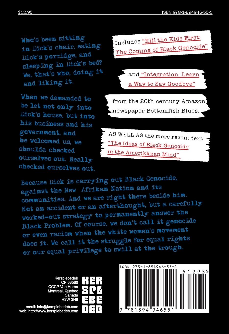 Rückseitencover Amazon Nation or Aryan Nation