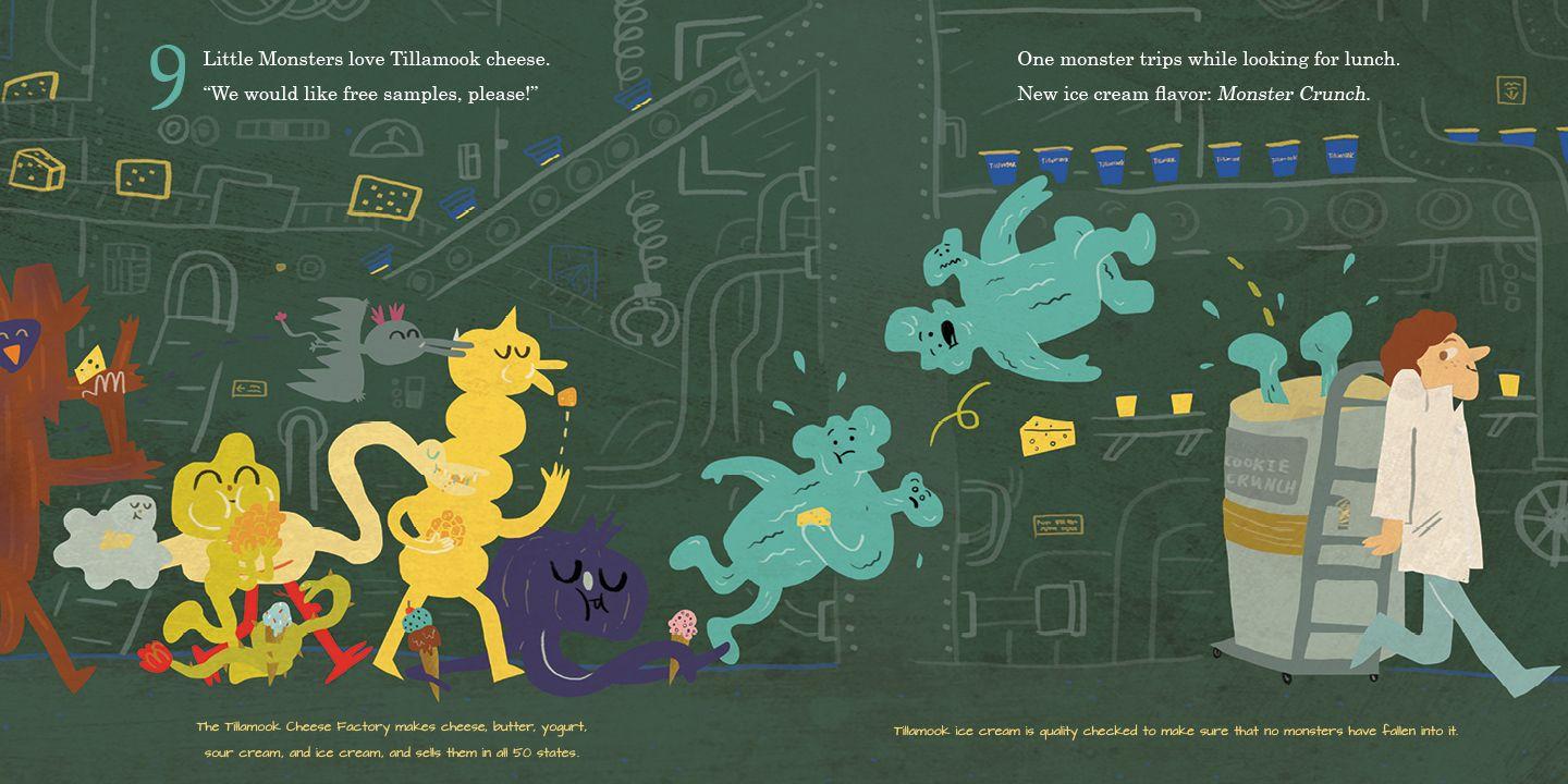 Beispielinhalt (Bild) 10 Little Monsters Visit Oregon