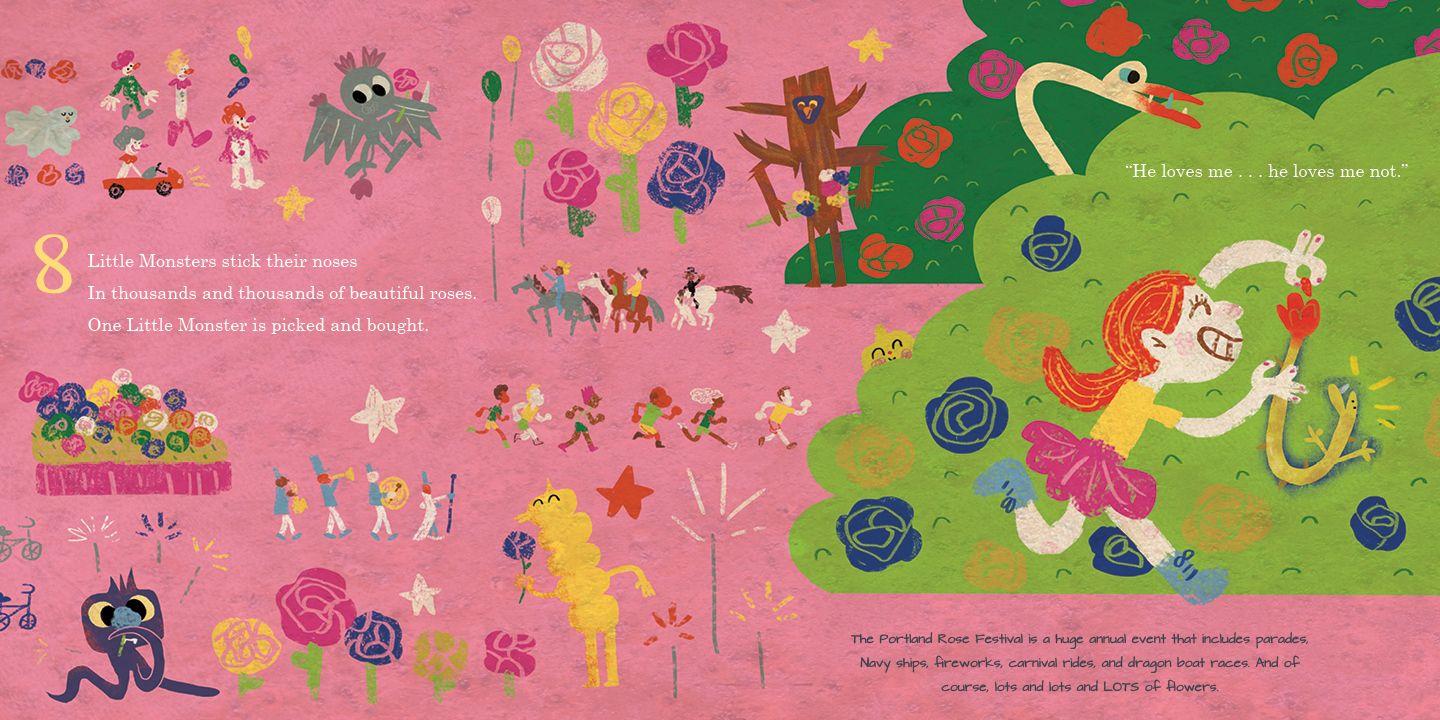 Beispielinhalt (Bild) 10 Little Monsters Visit Oregon