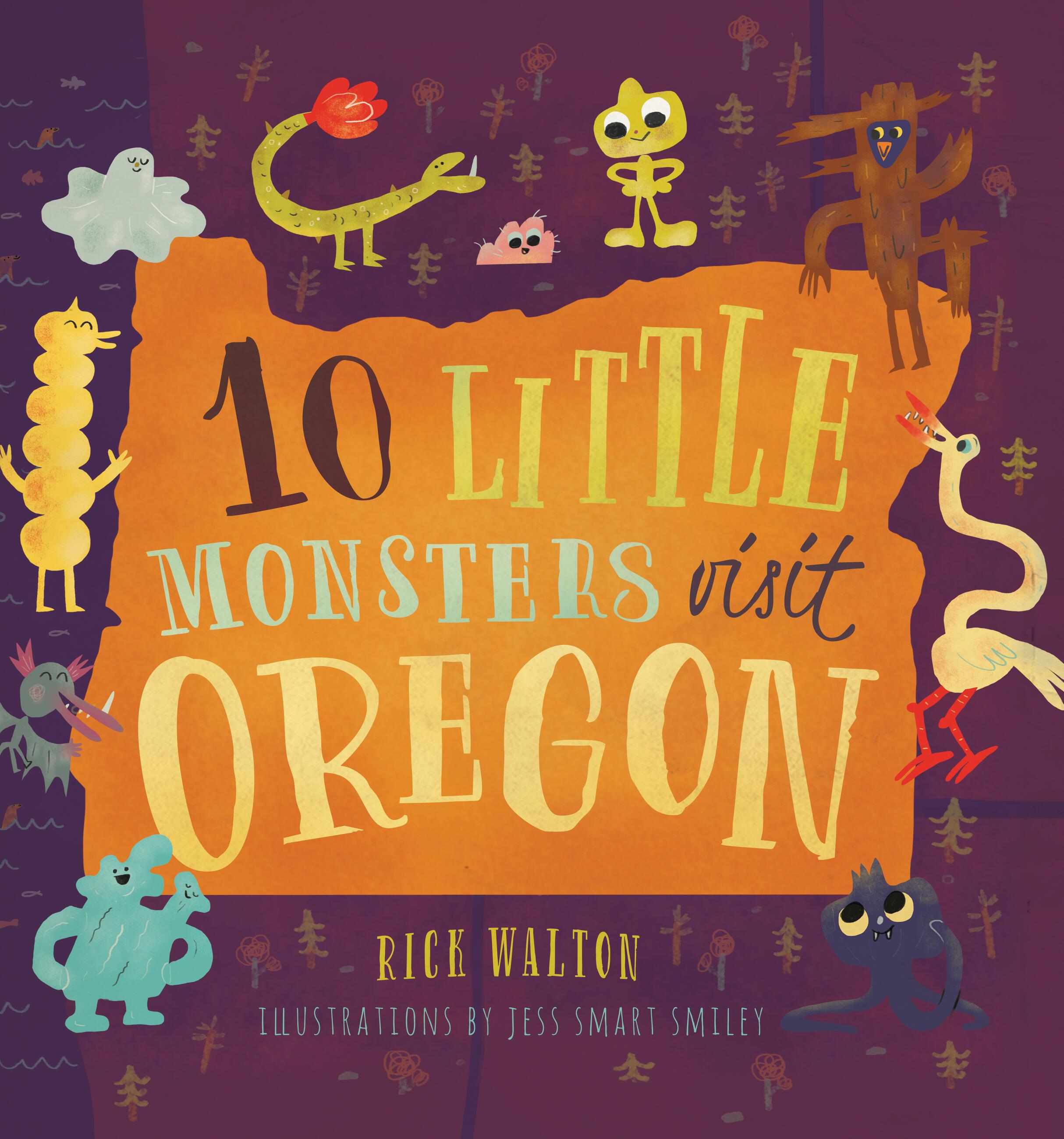Vorderes Coverbild 10 Little Monsters Visit Oregon