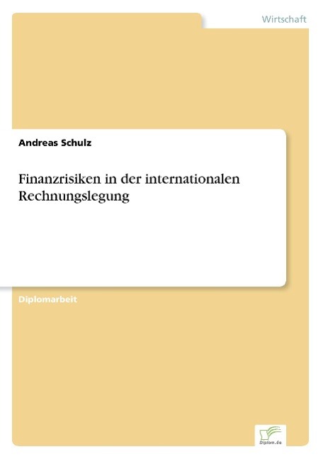 Vorderes Coverbild Finanzrisiken in der internationalen Rechnungslegung