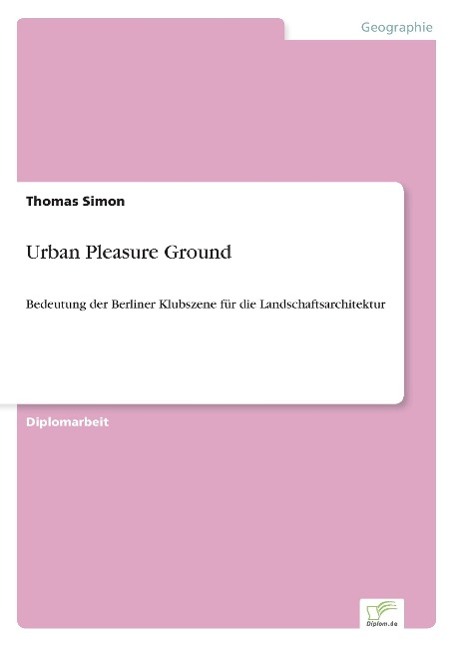 Vorderes Coverbild Urban Pleasure Ground