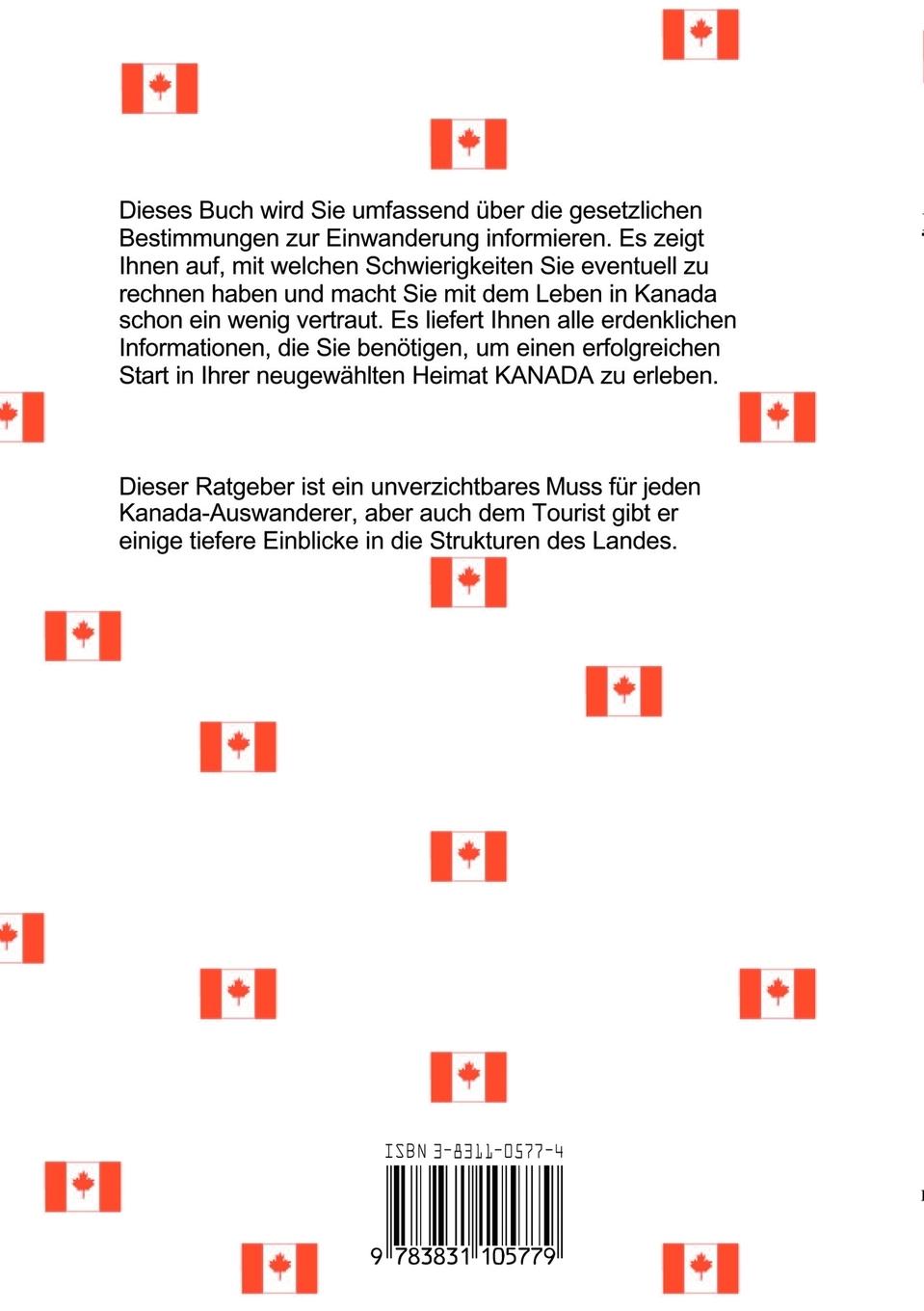 Rückseitencover Der Traum von Kanada