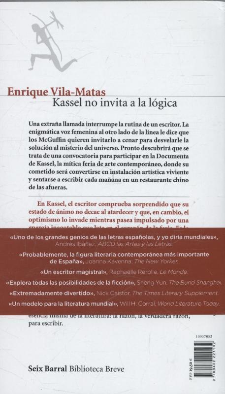 Rückseitencover Kassel no invita a la lógica