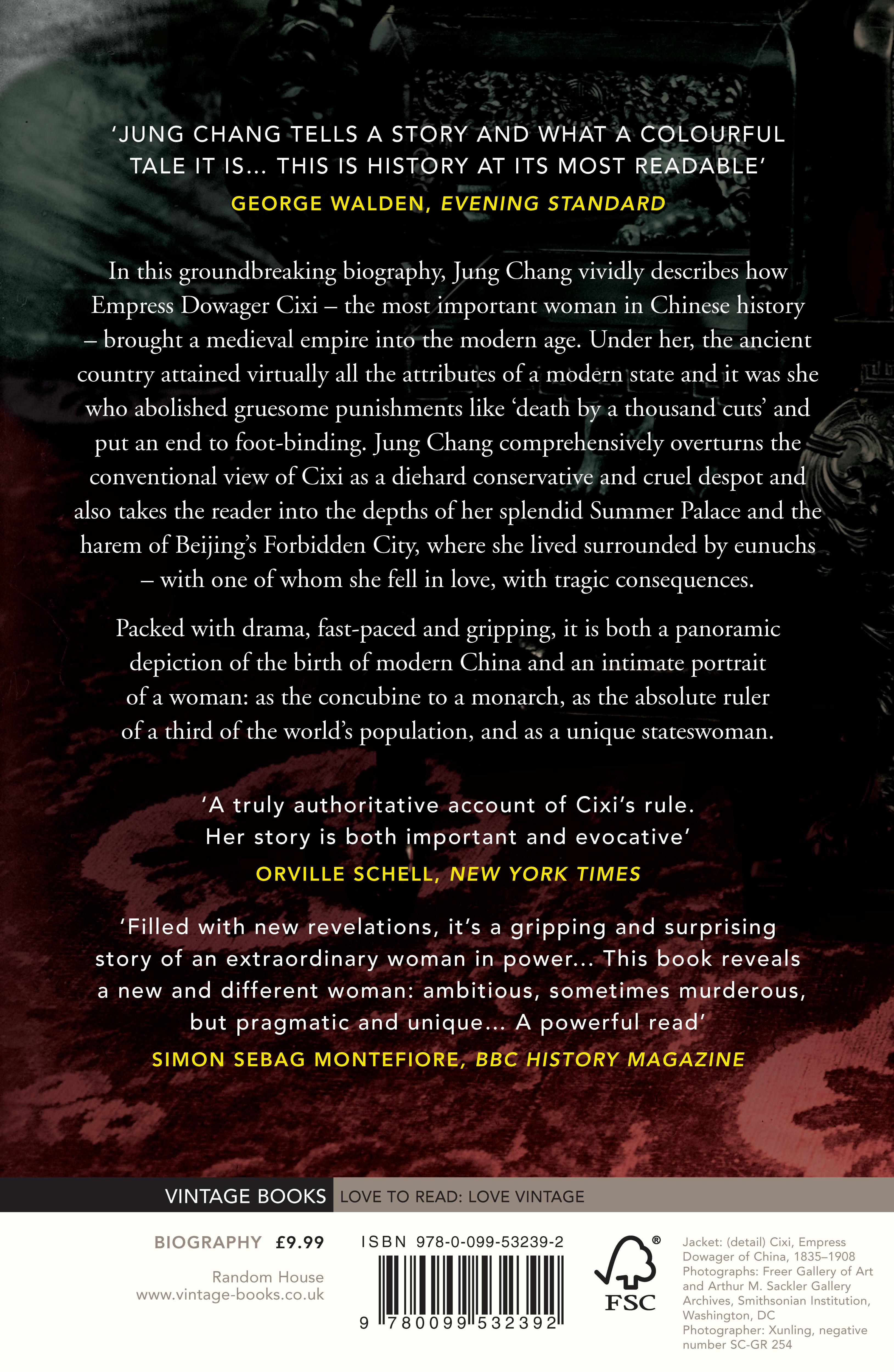 Rückseitencover Empress Dowager Cixi