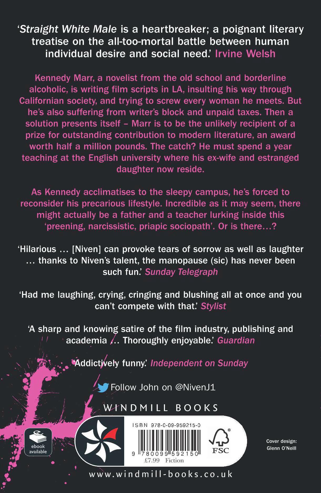 Rückseitencover Straight White Male