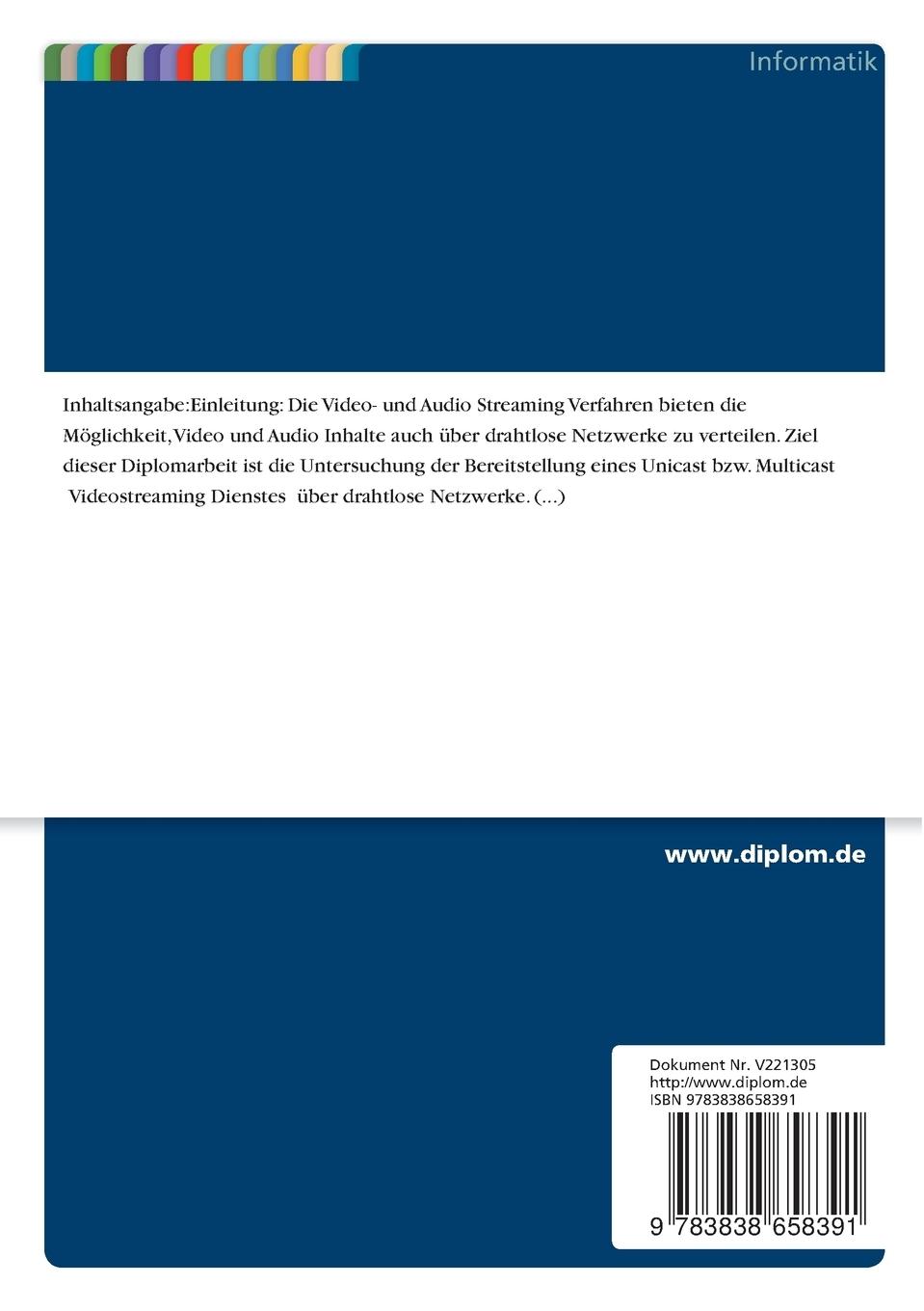 Rückseitencover Videostreaming über drahtlose Netzwerke