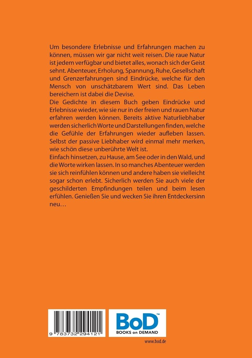 Rückseitencover GRÜN - 33 Gedichte über die Natur, die Berge und wie wir unser Leben bereichern können