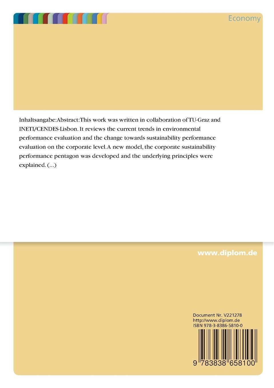 Rückseitencover Corporate Sustainability Perfomance