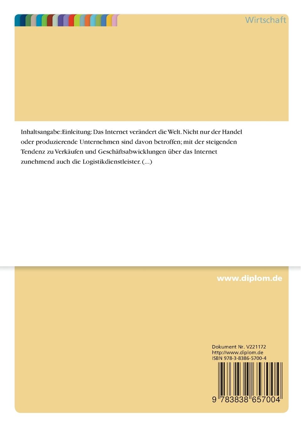 Rückseitencover E-Commerce und E-Logistiksysteme im B2C-Bereich