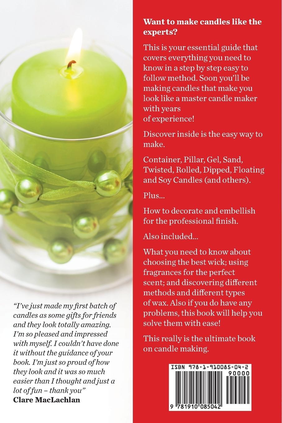 Rückseitencover Candle Making Genius - How to Make Candles That Look Beautiful & Amaze Your Friends