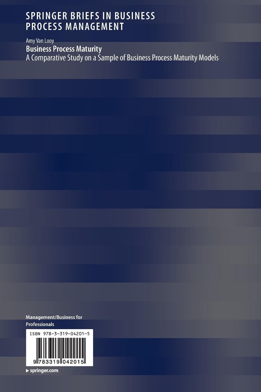 Rückseitencover Business Process Maturity