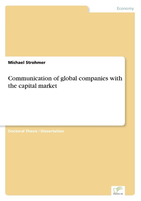 Vorderes Coverbild Communication of global companies with the capital market