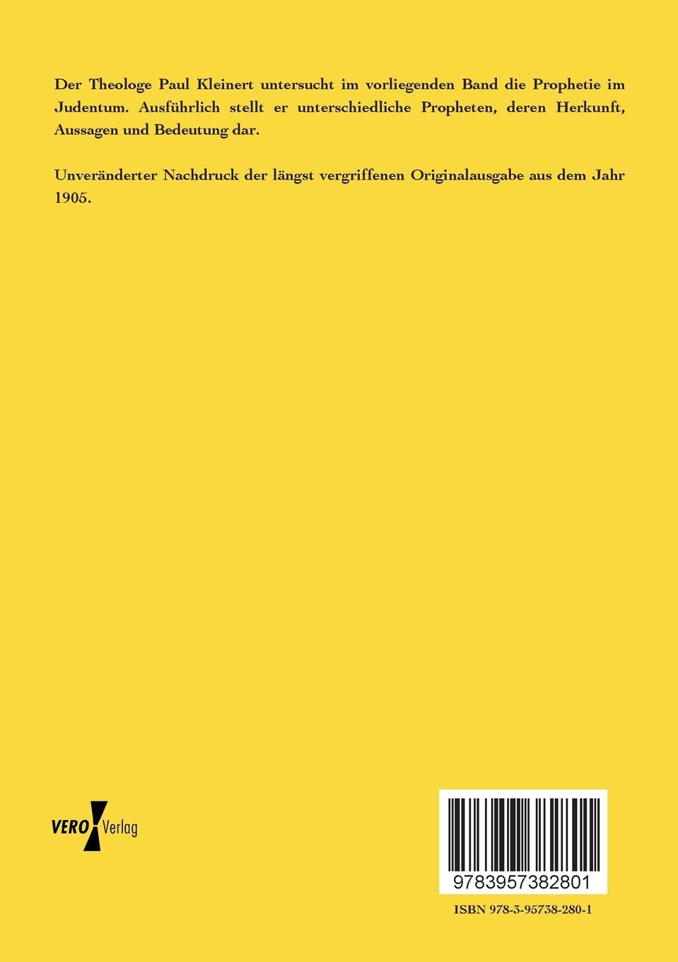 Rückseitencover Die Propheten Israels in sozialer Beziehung