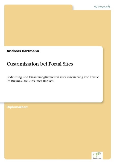 Vorderes Coverbild Customization bei Portal Sites