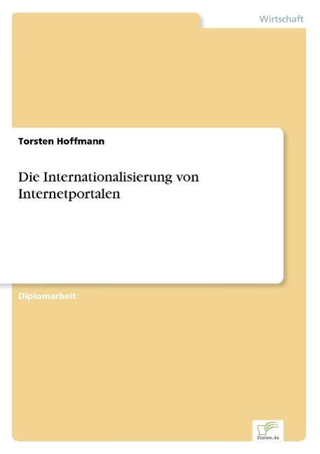 Vorderes Coverbild Die Internationalisierung von Internetportalen