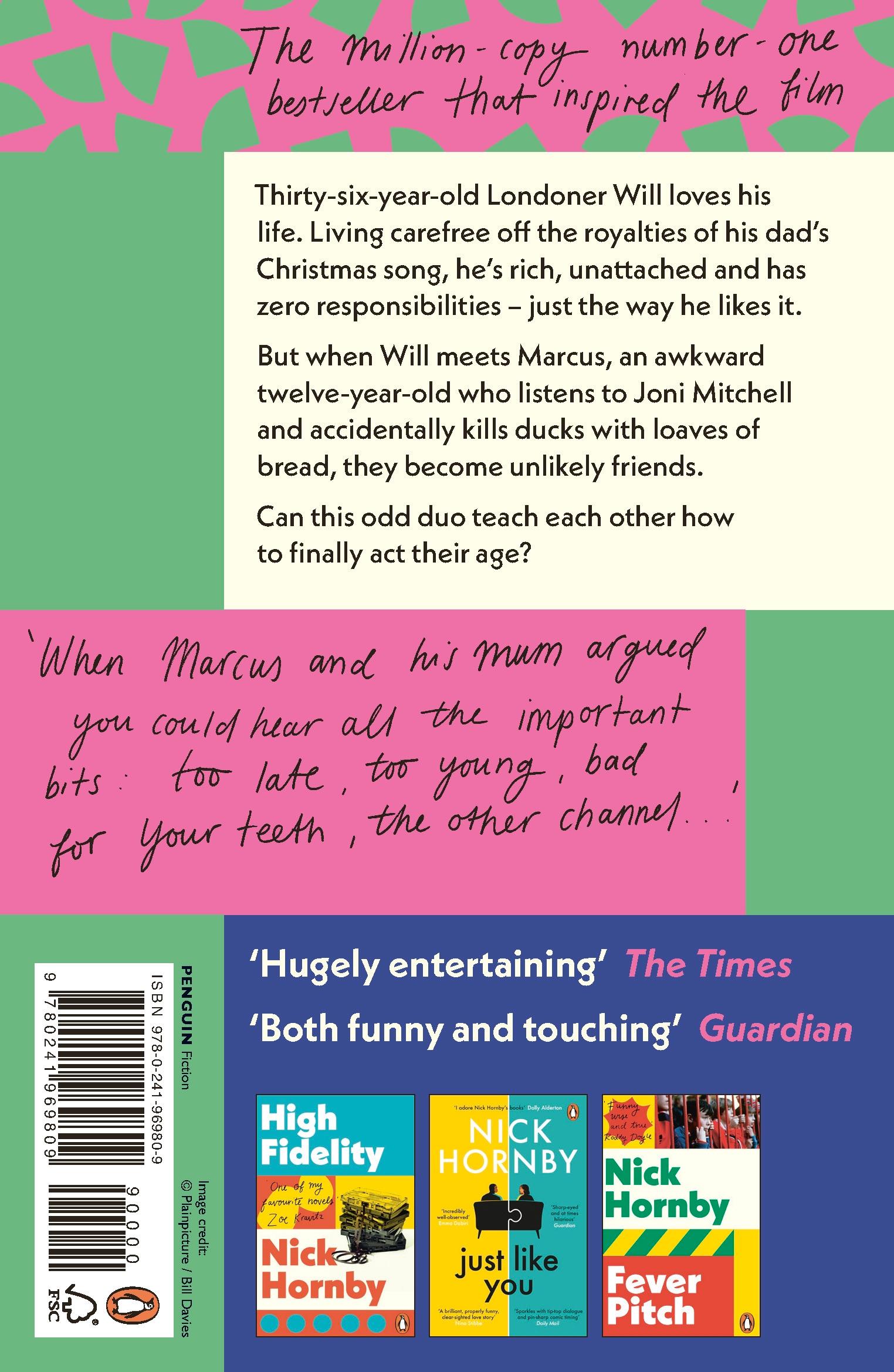 Rückseitencover About a Boy