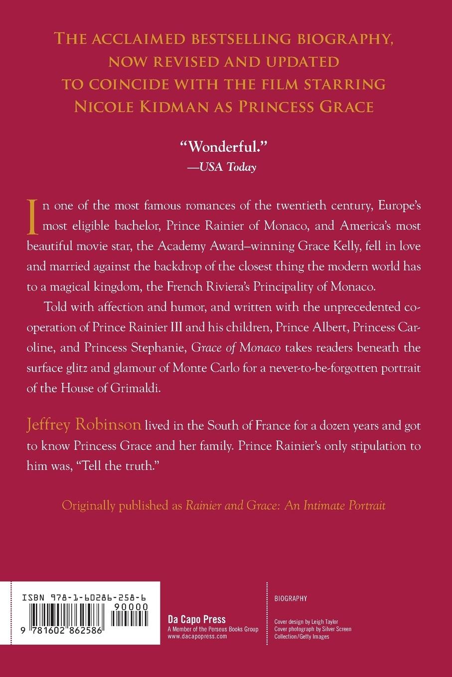 Rückseitencover Grace of Monaco