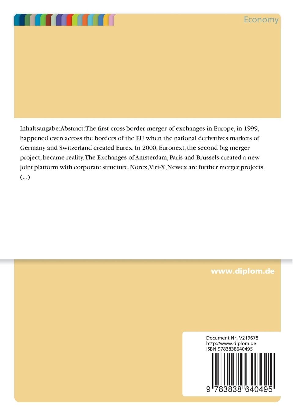 Rückseitencover Analysis and Evaluation of the Eurex Repo Market Model