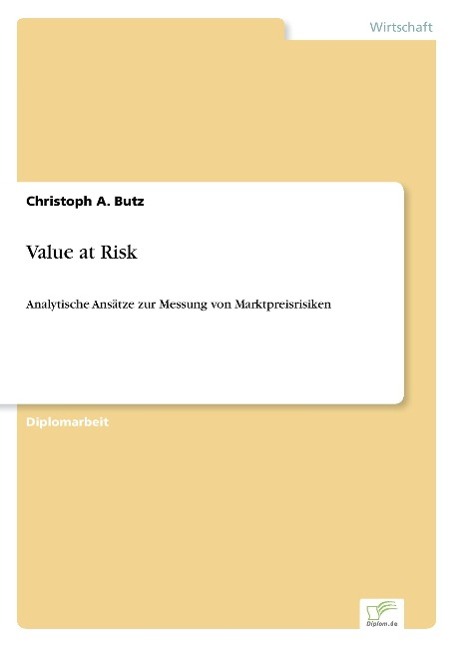 Vorderes Coverbild Value at Risk