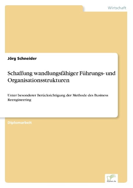 Vorderes Coverbild Schaffung wandlungsfähiger Führungs- und Organisationsstrukturen