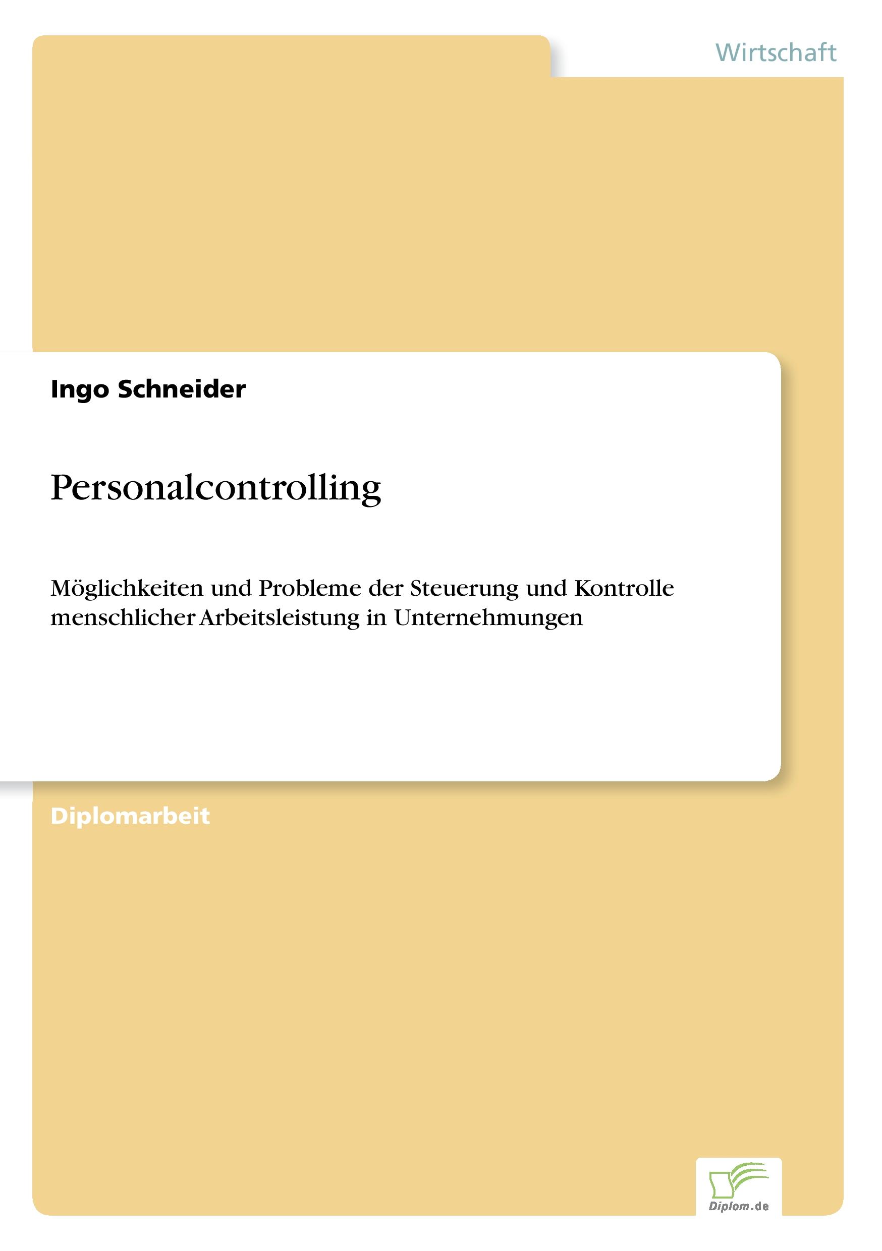 Vorderes Coverbild Personalcontrolling
