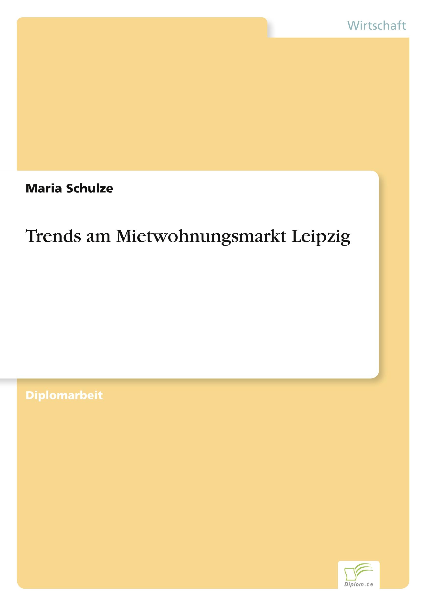 Vorderes Coverbild Trends am Mietwohnungsmarkt Leipzig