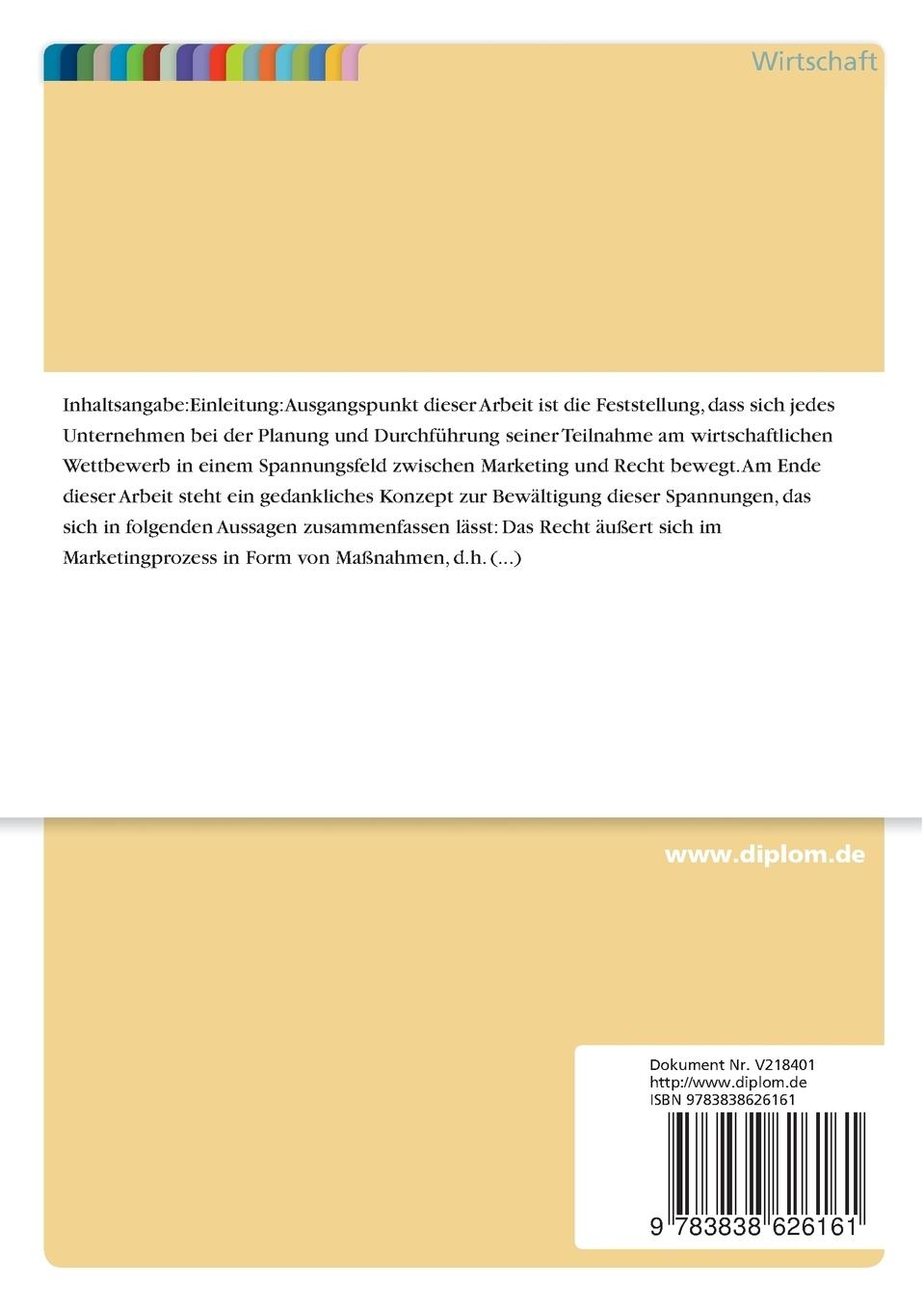 Rückseitencover Marketing - Rechts - Management