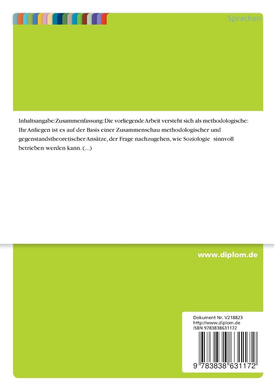 Rückseitencover Gesprächsanalytische Methodik am Beispiel einer außerschulischen, pädagogischen Interaktion