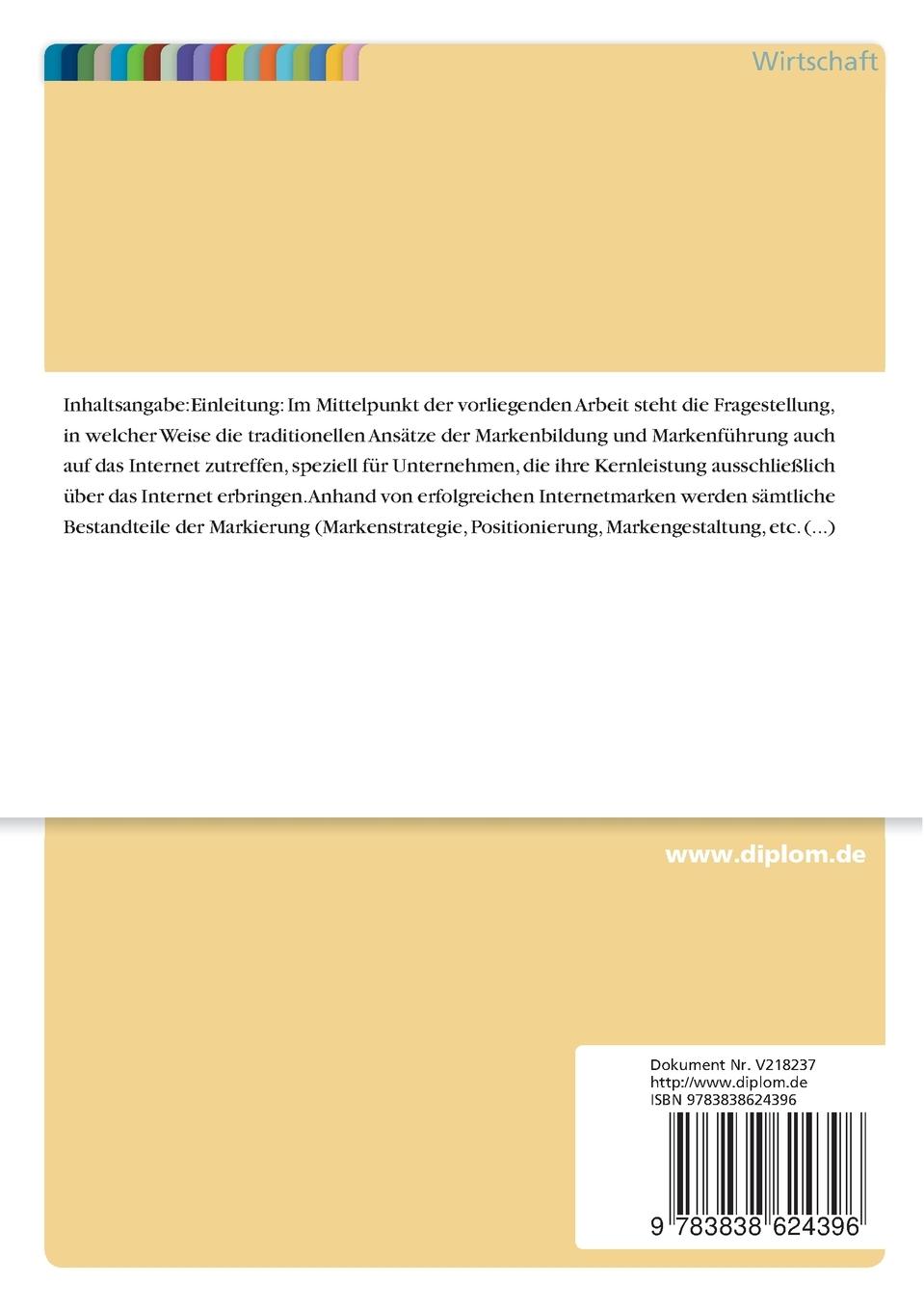 Rückseitencover Internet Branding