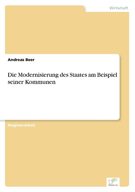 Vorderes Coverbild Die Modernisierung des Staates am Beispiel seiner Kommunen