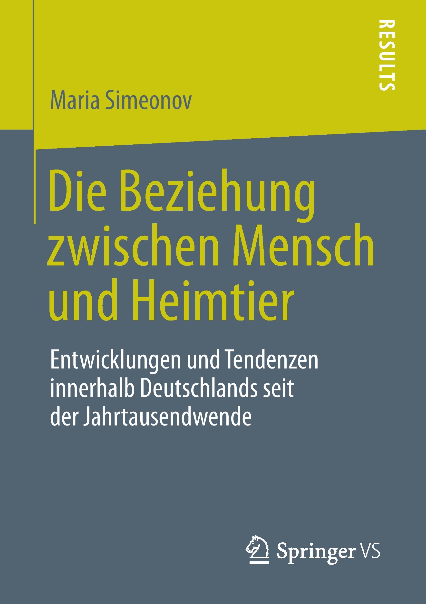 Vorderes Coverbild Die Beziehung zwischen Mensch und Heimtier