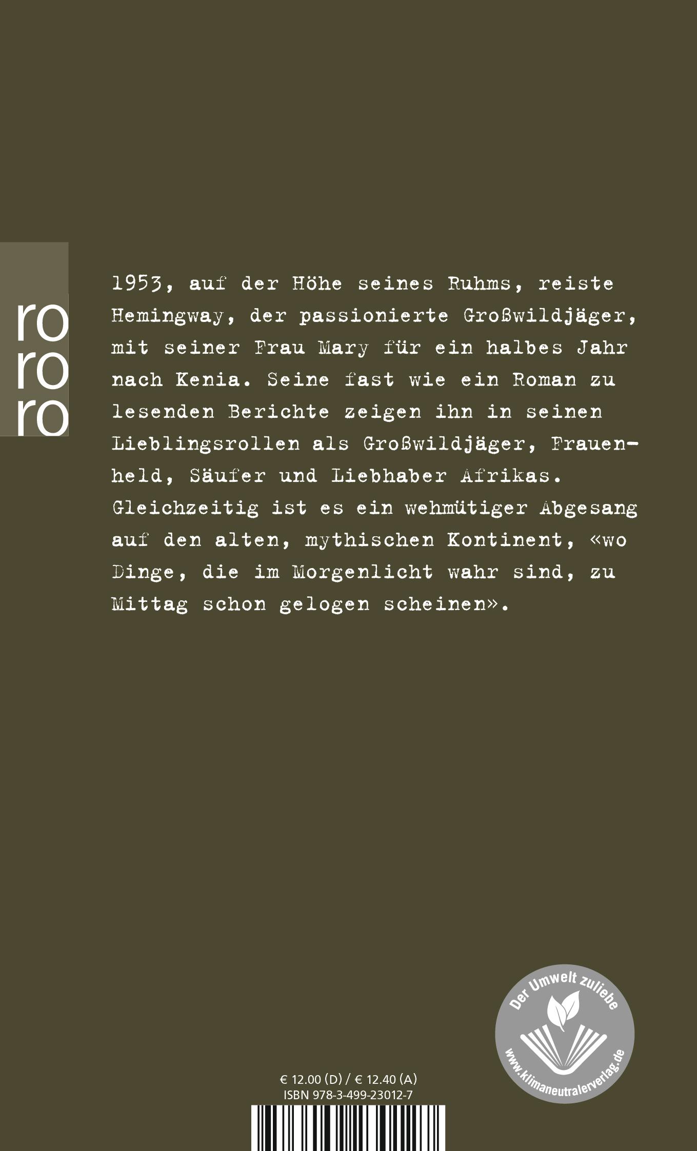 Rückseitencover Die Wahrheit im Morgenlicht