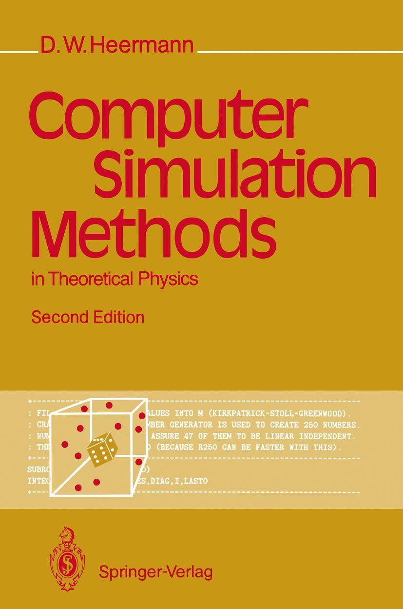 Vorderes Coverbild Computer Simulation Methods in Theoretical Physics
