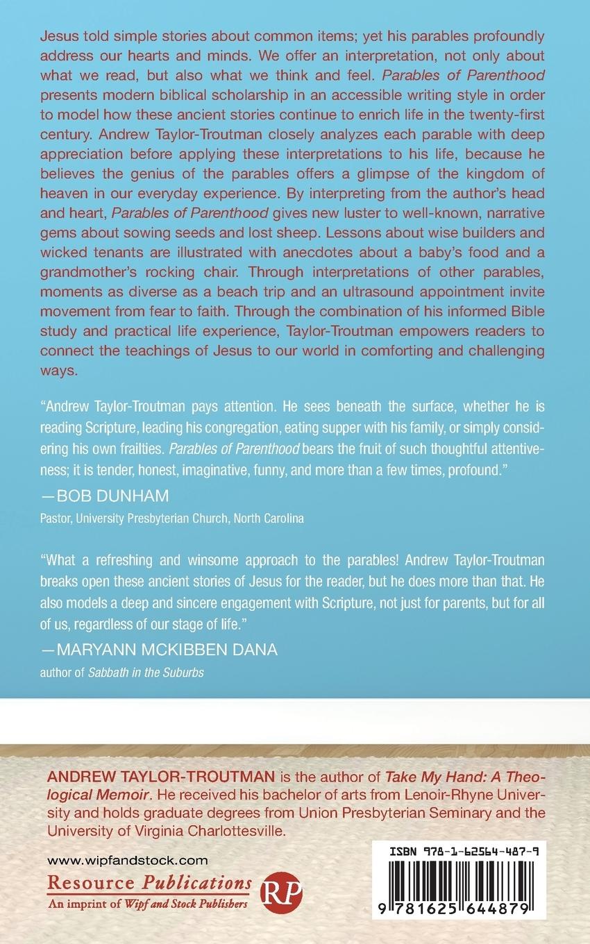 Rückseitencover Parables of Parenthood