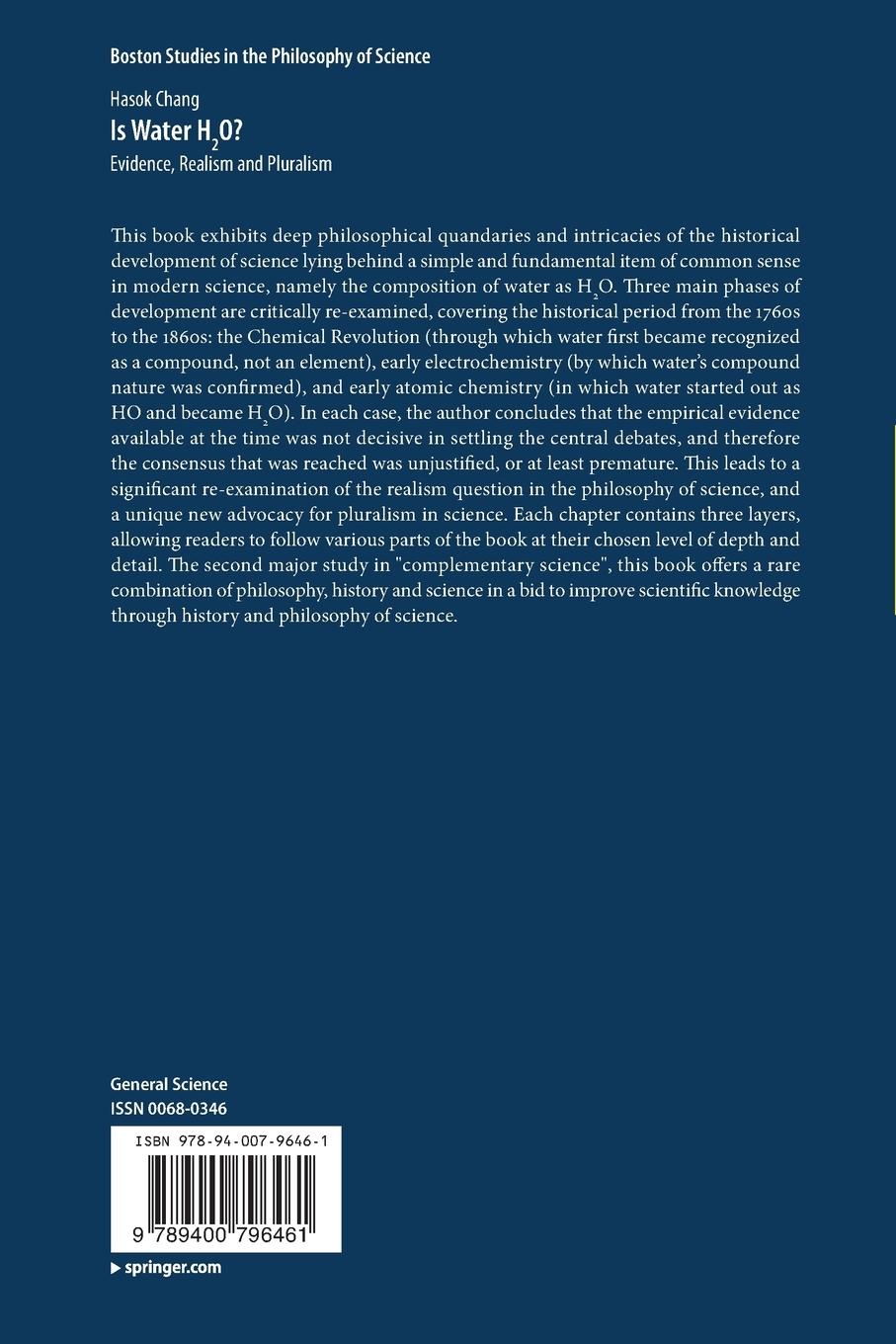 Rückseitencover Is Water H2O?