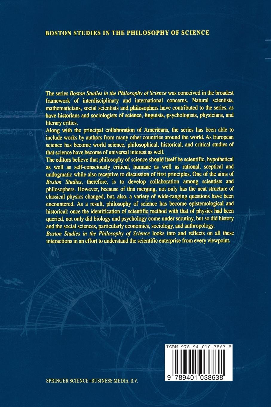 Rückseitencover Estonian Studies in the History and Philosophy of Science