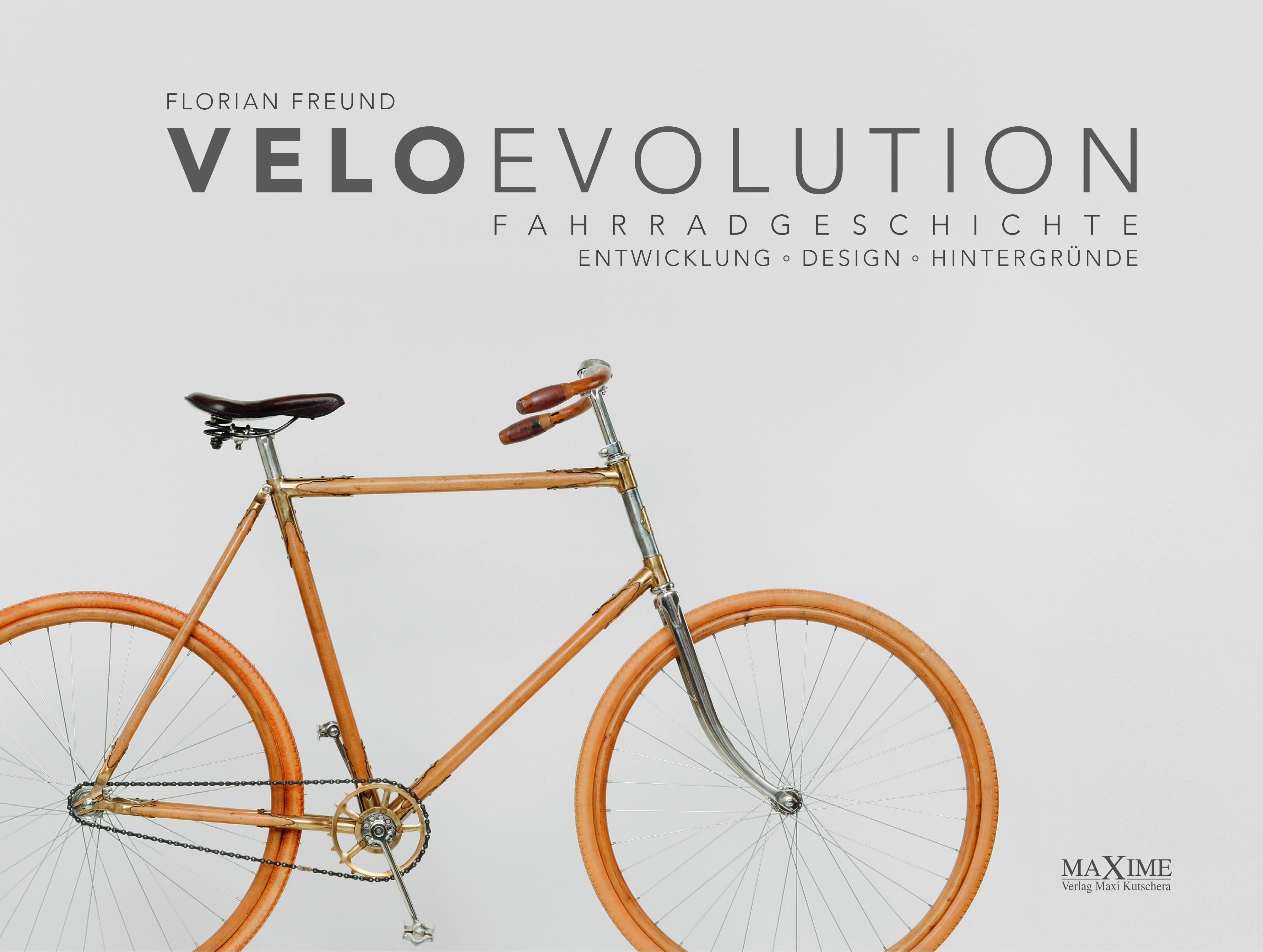 Vorderes Coverbild velo evolution - Fahrradgeschichte