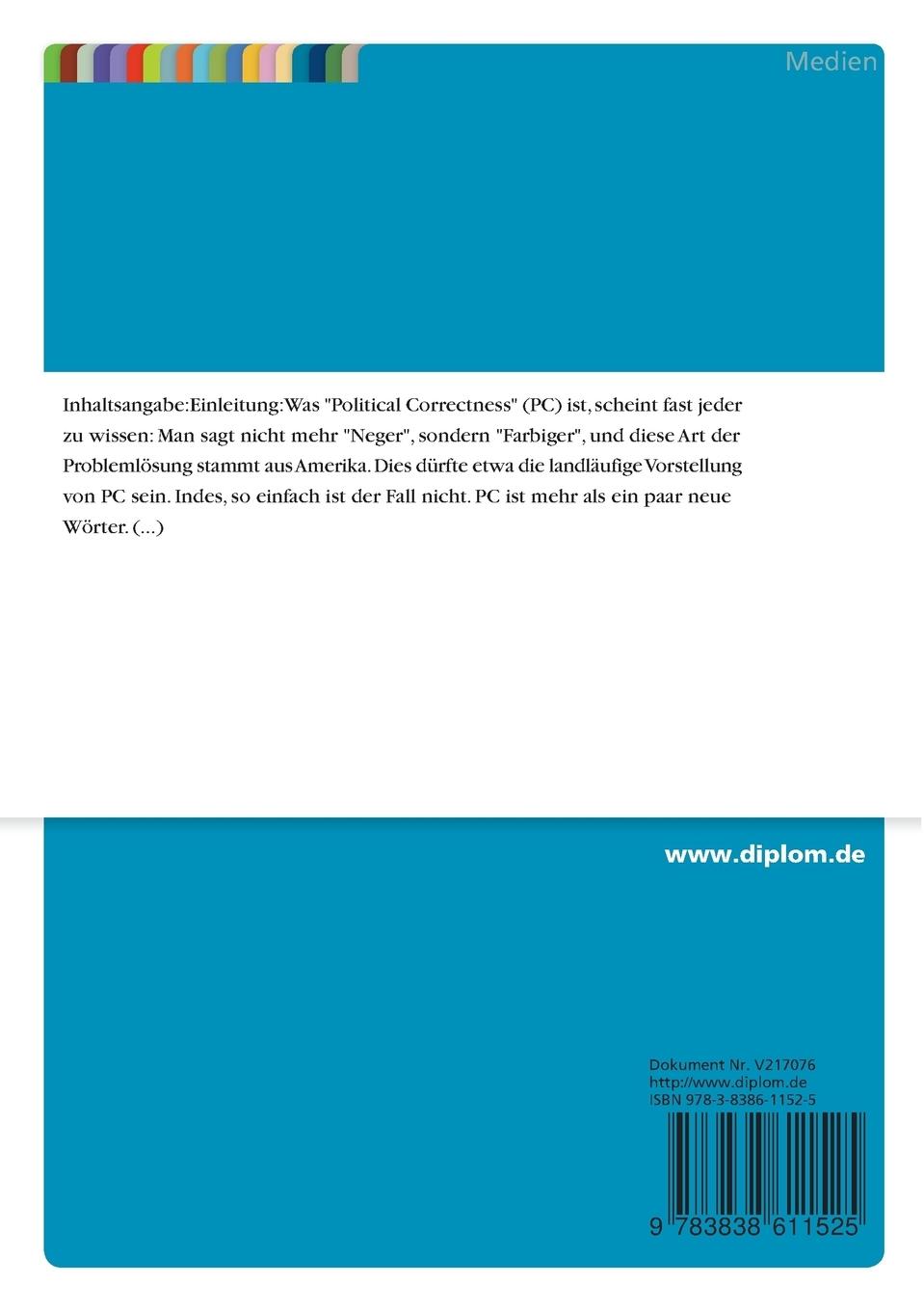 Rückseitencover Political Correctness