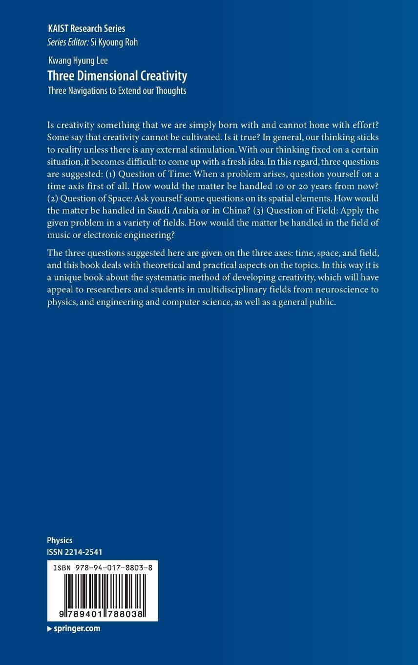 Rückseitencover Three Dimensional Creativity