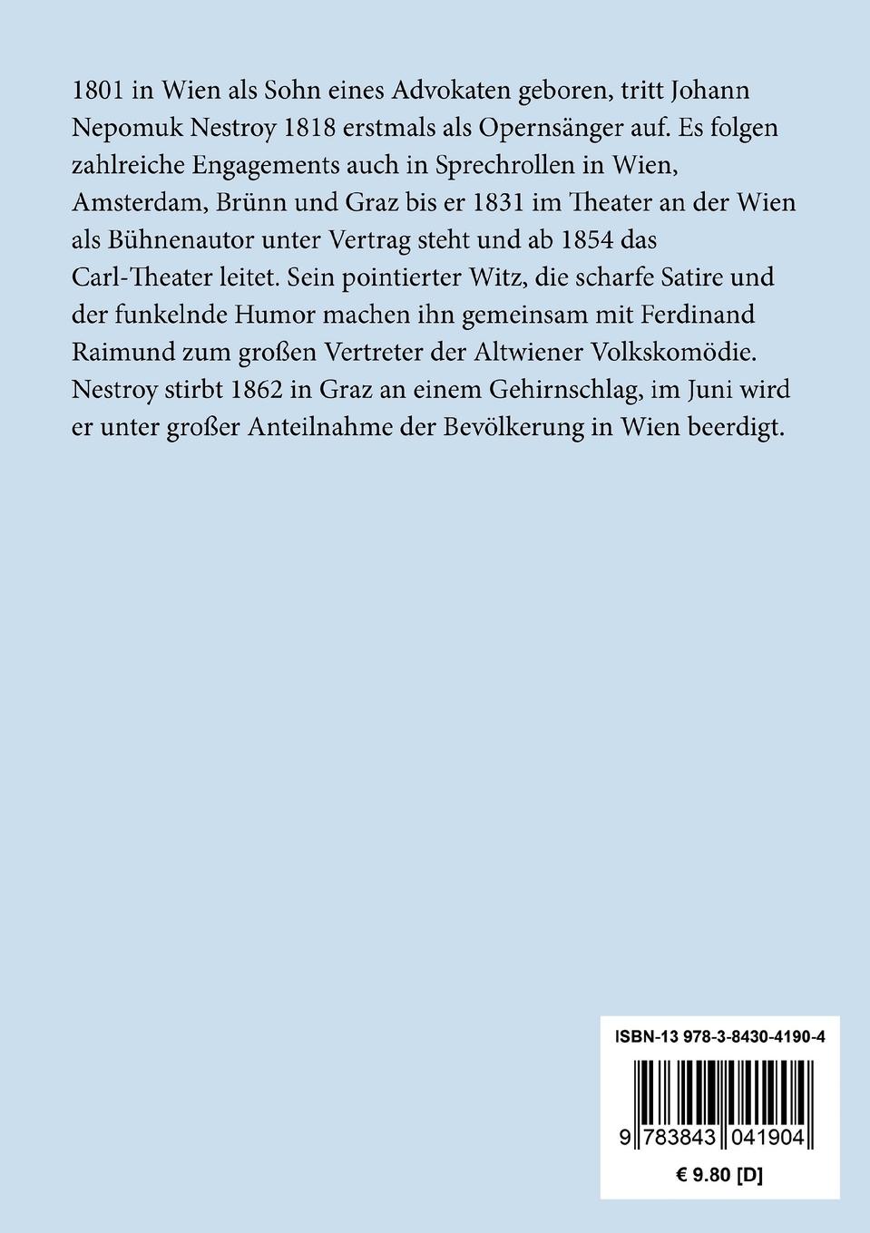 Rückseitencover Einen Jux will er sich machen