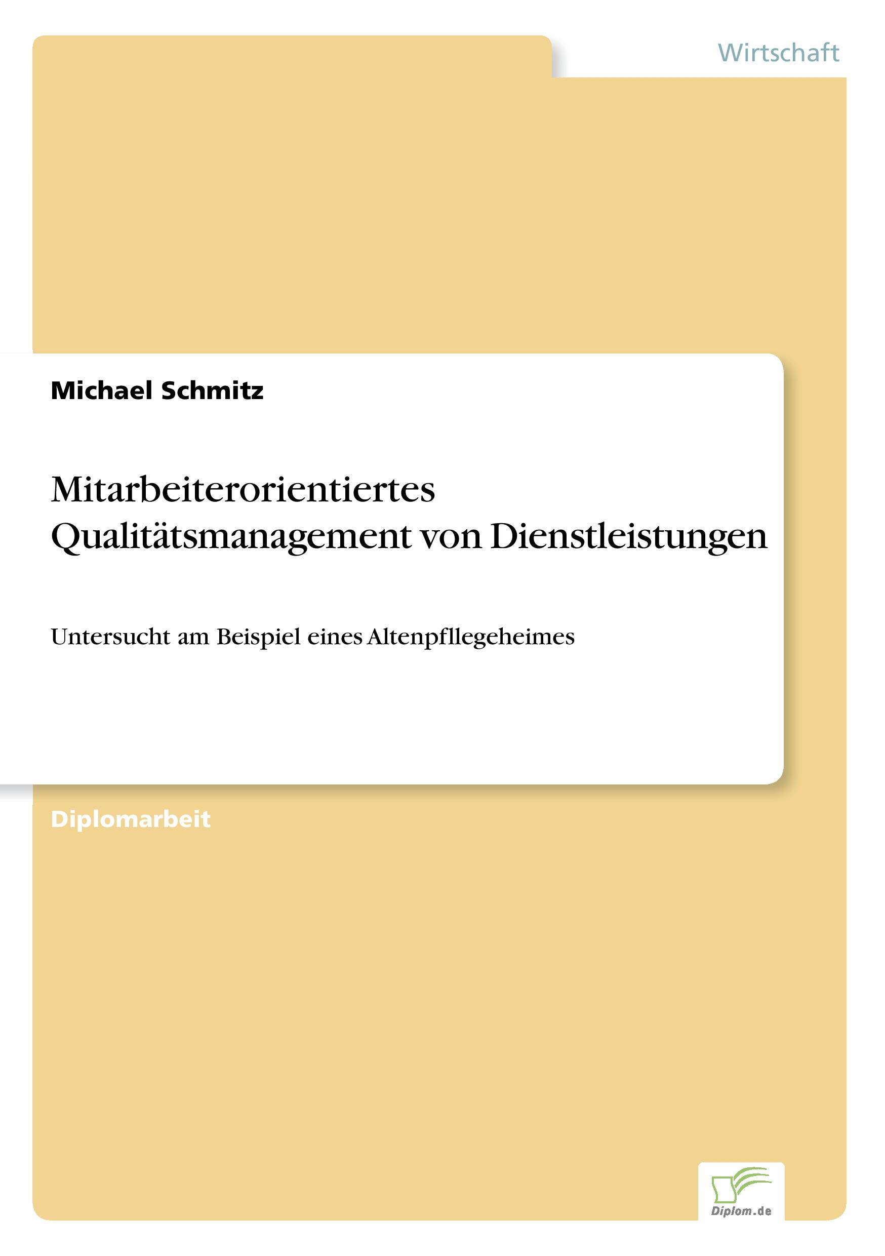 Vorderes Coverbild Mitarbeiterorientiertes Qualitätsmanagement von Dienstleistungen