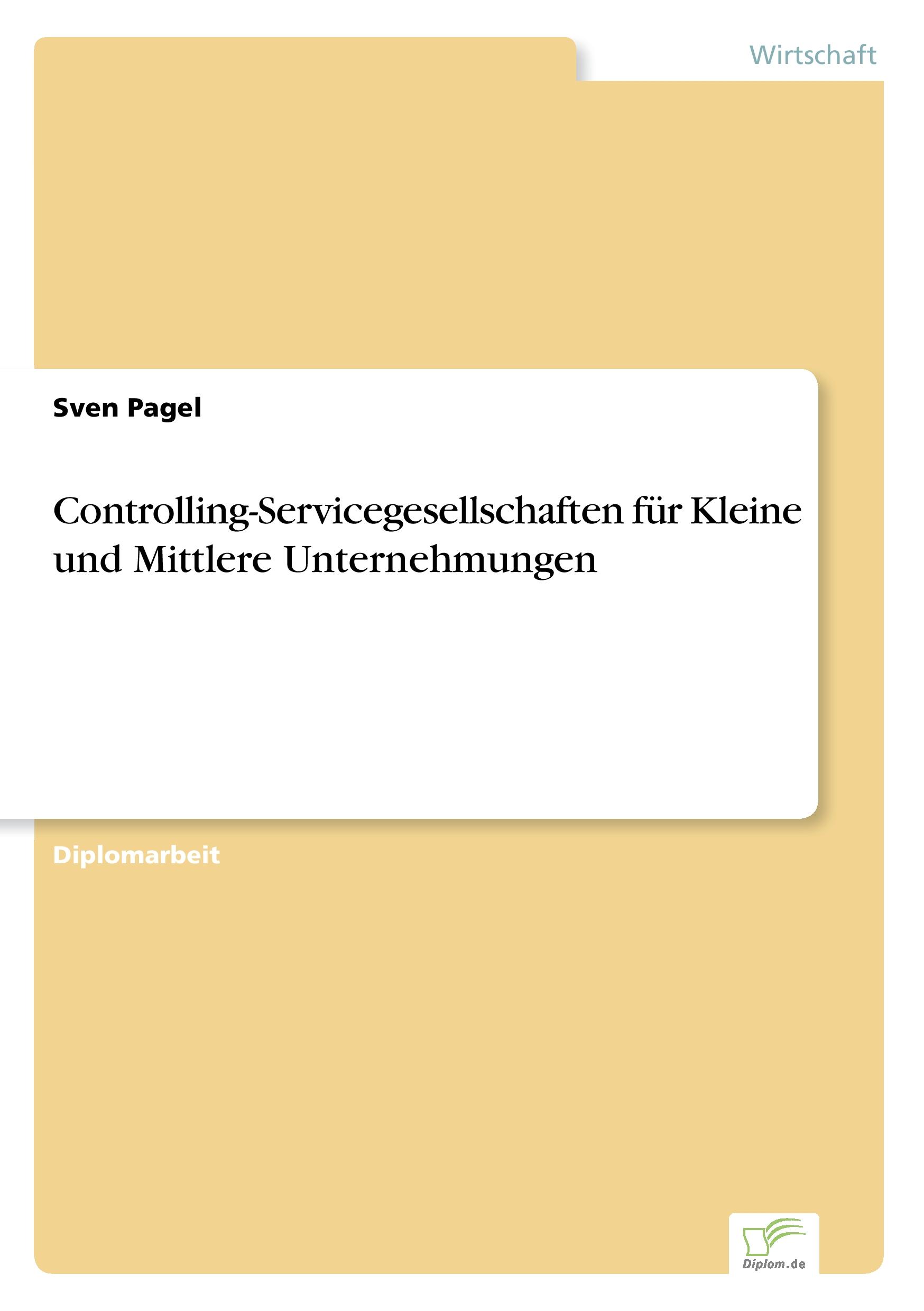 Vorderes Coverbild Controlling-Servicegesellschaften für Kleine und Mittlere Unternehmungen