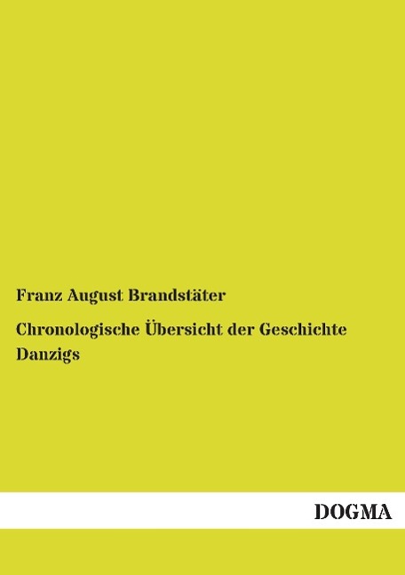 Vorderes Coverbild Chronologische Übersicht der Geschichte Danzigs