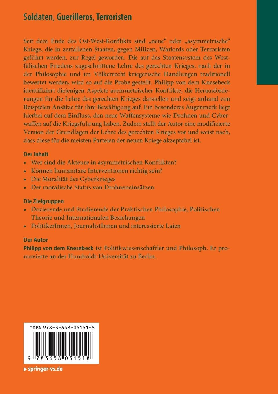 Rückseitencover Soldaten, Guerilleros, Terroristen