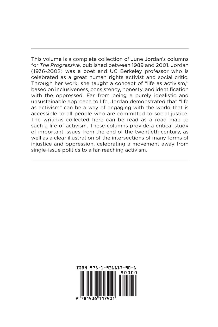 Rückseitencover Life as Activism