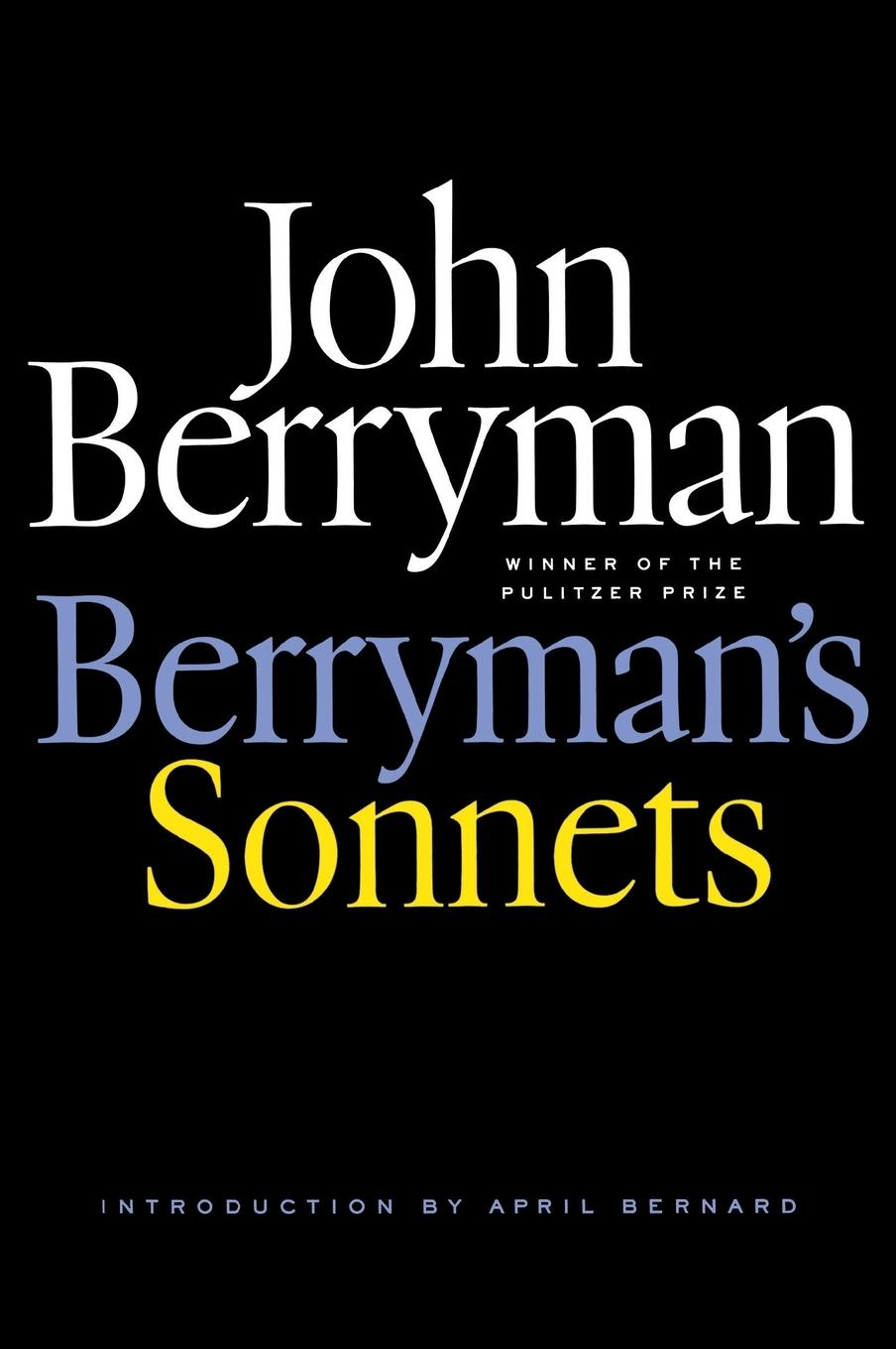 Vorderes Coverbild Berryman's Sonnets