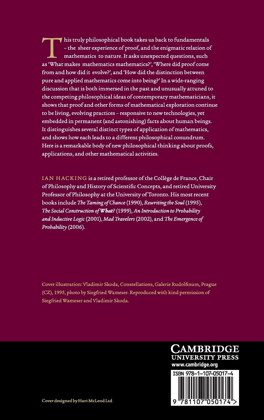 Rückseitencover Why Is There Philosophy of Mathematics At             All?
