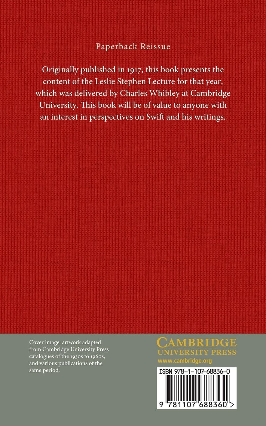 Rückseitencover Jonathan Swift