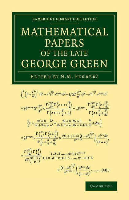 Vorderes Coverbild Mathematical Papers of the Late George Green